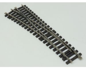 LGB 14815 weiche vernickelt, links, R5 Schroefbare railverbinders