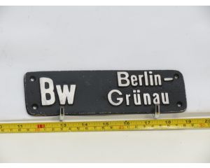 Lokschild Bw Berlin-Grünau 