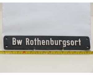 Lokschild BW Rothenburgsort