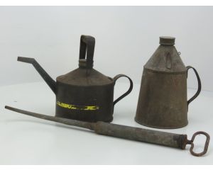 SET 2x Olkanne. 1x Olspritze Eisenbahn- Club Munsterland