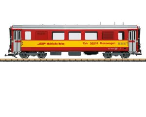 LGB 30681 Dienstwagen voor het meten van communicatiesignalen van de RhB (clublidwagen 2025), metalen wielen