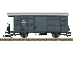 LGB 43814 RhB gedeckter Güterwagen, Metallrader