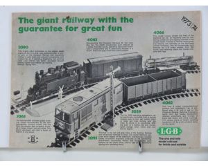 LGB 1973/74 The Giant railway with the guarantee for great fun