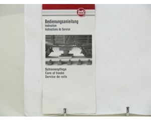 LGB Bedienungsanleitung Schienenpflege