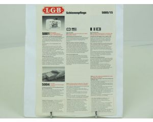 LGB Info blad #65 Schienenpflege 5005/15