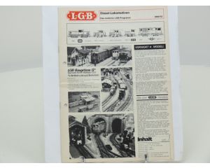 LGB Info blad #11 Diesel-lokomotiven 2060/42