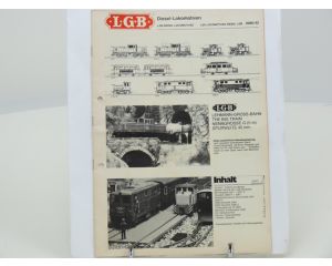 LGB Info blad #9 Diesel-lokomotiven 2060/42