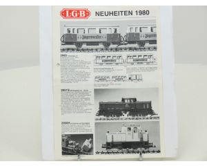 LGB Neuheiten 1980