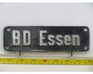Lokschild BD Essen