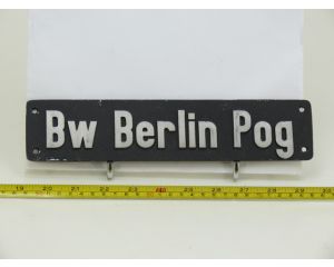 Lokschild BW Berlin Pog