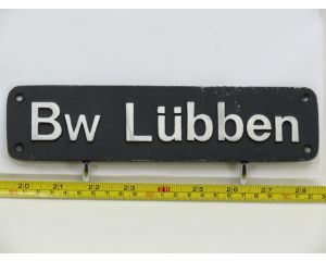 Lokschild BW Lübben