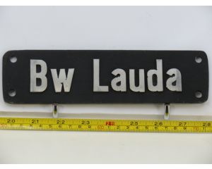 Lokschild BW  Lauda