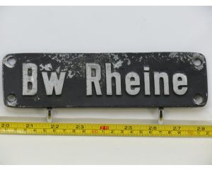 Lokschild BW Rheine