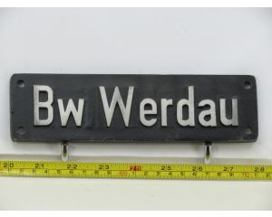 Lokschild BW Werdau