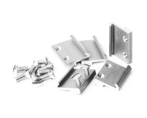 Massoth 8100211 RAIL CLAMPS G SCALE NICKEL-PLATED 19MM 50/PACK