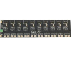 Zimo MULTITAP Schnell-Ladeplatine für 10 Decoder gleichzeitig, Schnittstellen