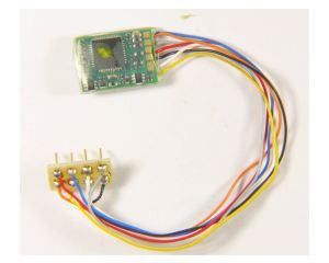 ZIMO MX617R Decoder 13 x 9 x 2,6 mm, 0,8 A, NEM 652 an Drähten