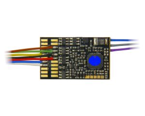 Zimo MX675V Funktionsdecoder, 25x15x4mm, 1,8 A, 10 offene Kabelenden