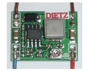 DIETZ D-NT-V1 Schaltnetzteil mit einstellbarer Ausgangsspannung 1 Ampere - Miniatur-Einbauplatine