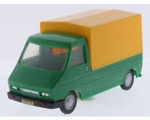 Schaal 1:25 VINTAGE FIAT 242 PICK-UP SERVICE VAN ANKER PIKO DDR GDR TOY CAR GRÜN