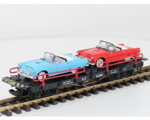 LGB 4059 Auto transportwagon SP 4069 Oldtimer Cabriolet