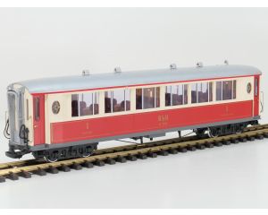 LGB 30650 RhB-Salonwagen As 1142 Met binnenverlichting, Metallrader