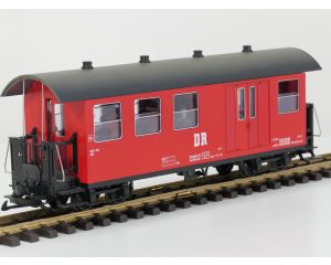 LGB 31710 DR/HSB personenwagon 902-304 KBD, 4 figuren, Innebeleuchtung uber batterie
