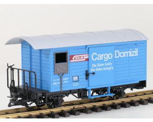 LGB 4127 Güterwagen RhB Cargo Domizil, Vitrinemodell, ongebruikt, unbenutzt, not used