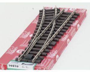 LGB 14615 Weiche, vernickelt, links, R3, 22,5°