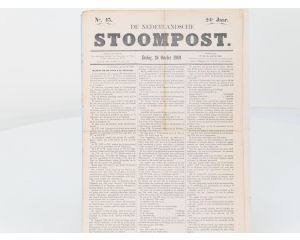 De Nederlandsche Stoompost No43 1869 / No7 1870