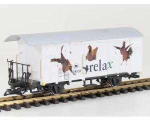 LGB 47810 RhB-Güterwagen Gbk-v 5605 Zürich Relax, Metallrader