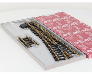 LGB 18050 Handweiche, rechts, R5, Met Schroefbare railverbinders