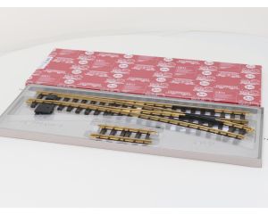 LGB 18050 Handweiche, rechts, R5, Met Schroefbare railverbinders
