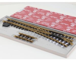 LGB 18050 Handweiche, rechts, R5, Met Schroefbare railverbinders