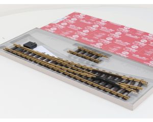 LGB 18150 Handweiche, links, R5, Met Schroefbare railverbinders