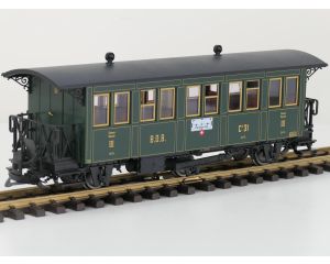 LGB 30330 Ballenberg-Personenwagen B.D.B.  3. Klasse, C3 31, Metallrader