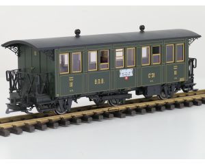 LGB 30330 Ballenberg-Personenwagen B.D.B.  3. Klasse, C3 31, Metallrader