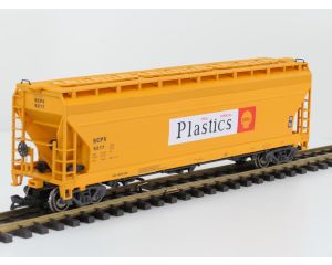LGB 45820 Shell Plastics®-Center 3-Bay Covered SCPX 5217 Flow-Hopper, Metallrader