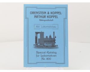 EMH Bude Orenstein & Koppel-Arthur Koppel. Aktiengesellschaft. Abt. Lokomotivbau Spezial-Katalog für lokomotiven 800 #8191