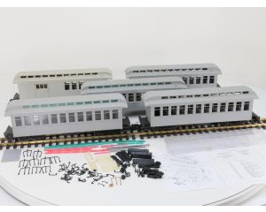Bachmann Set 5 St. G Kit Classic Coach/Combine, metallrader, Klauwkoppeling