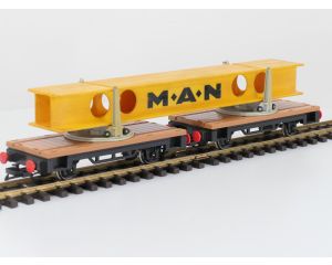 Playmobil 4109 M.A.N. schamelwagen set SEHR SELTENl Metallrader