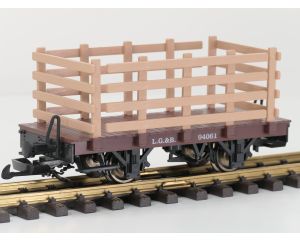 LGB 94061Toy-Train Lattenrostwagen (veewagon), Metallrader