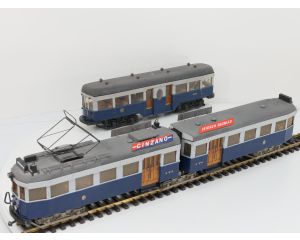 voor LGB NZH Tweeling Tramstel A613 + A614 + B519 Blauwe tram