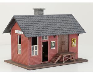 POLA 330933 Cripple Creek station Gebouwd model, met LED binnenverlichting.