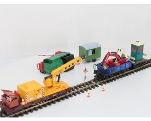 LGB Hilfszug "Lok liegen Geblieben"