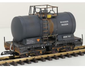 LGB HSB Wasserwagen 112, Drehgestelle, 4 Achser, Alterung, Kupplix kupplungen