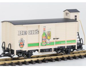 LGB 4026 A Beck's bierwagen met remmershuisje, Metallrader