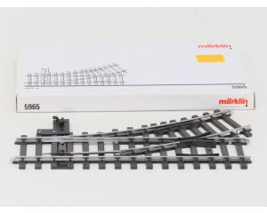 Märklin Spur1 5965 Wissel links, Met handbediening, R 600mm 30&#039;