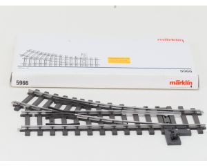Märklin spur1 5966 Wissel Rechts, Met handbediening, R 600mm 30'