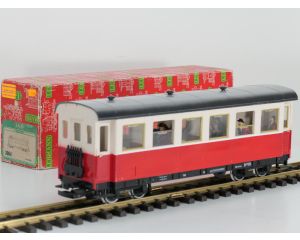 LGB 3064 A Eilzugwagen ÖBB, Kugellager Metallrader, Stromabnahme, Innenbeleuchtung, 12 Figuren